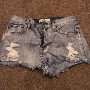 Hollister jean shorts
